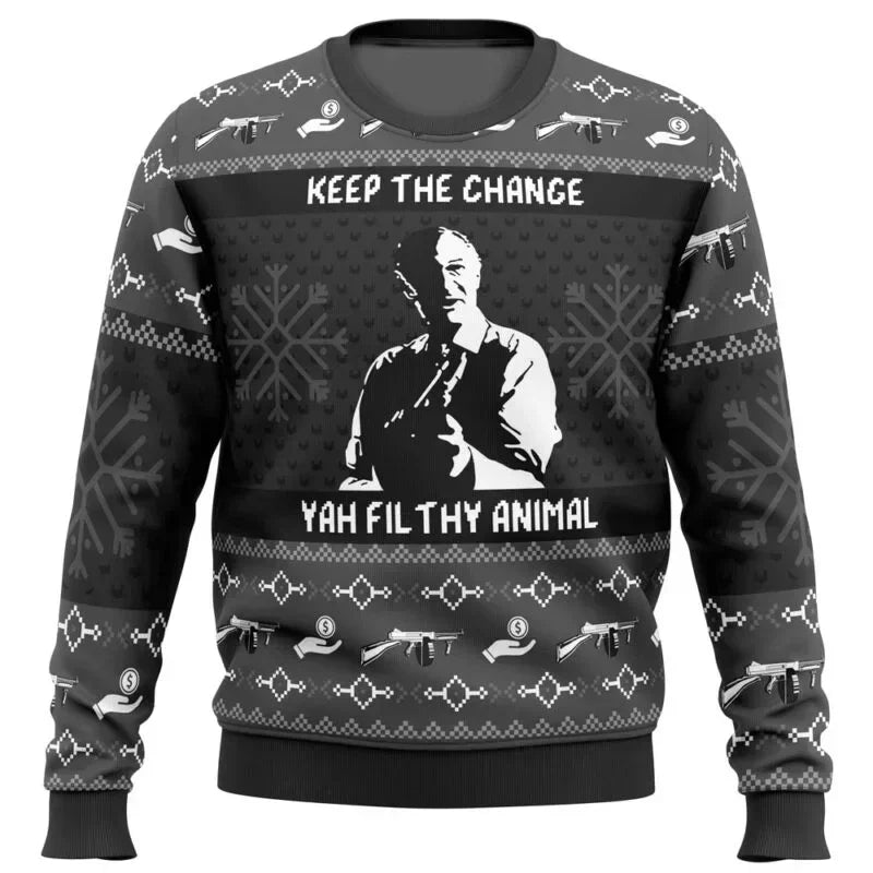 Home Alone Ugly Christmas Sweaters - Retro Movie Pullover for Men & Women