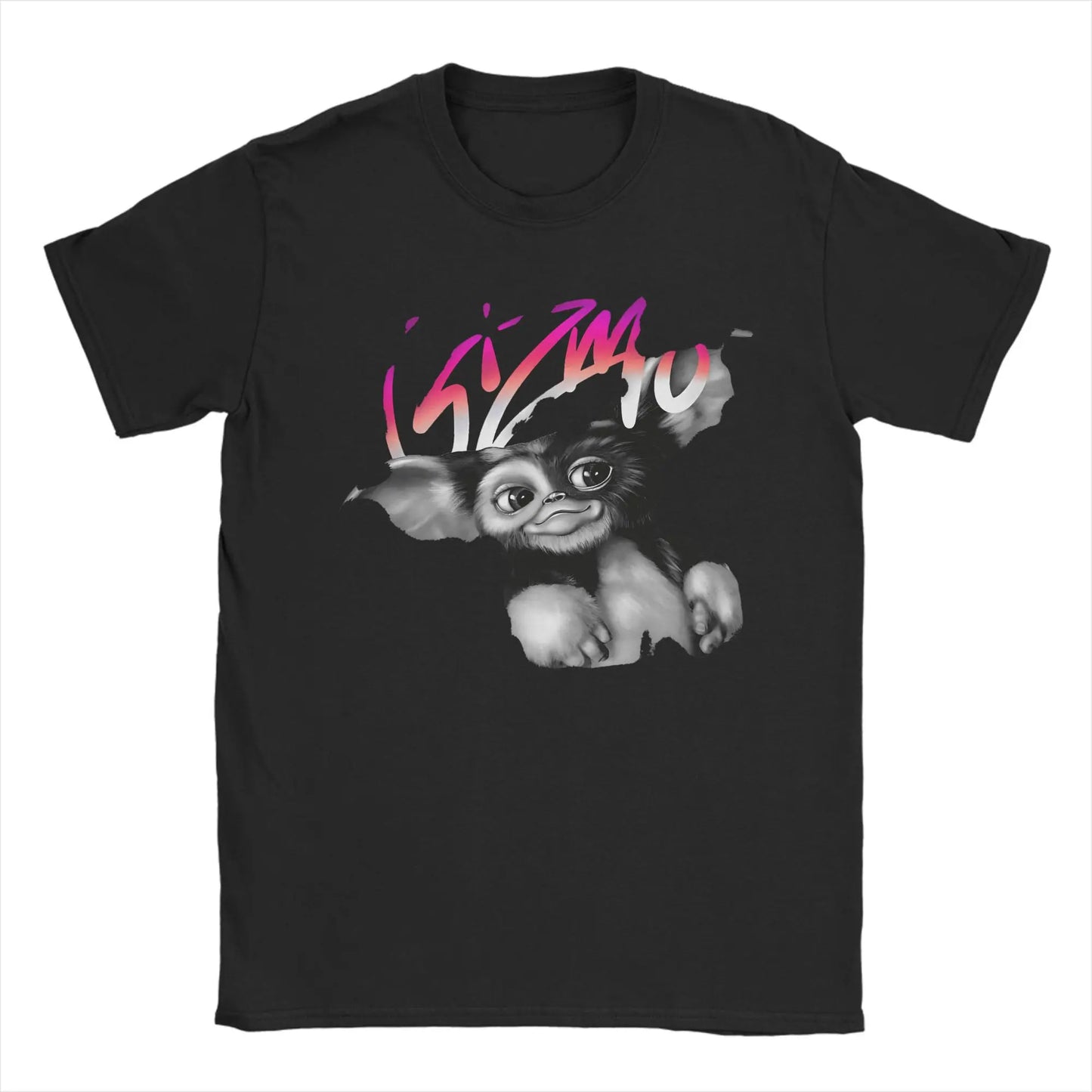 Gremlins Mogwai T-Shirt - Retro 80s Horror Movie Tee - Gizmo Christmas Novelty Cotton Shirt