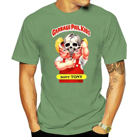 Garbage Pail Kids Bony Tony T-Shirt - Vintage 1980s GPK Graphic Tee