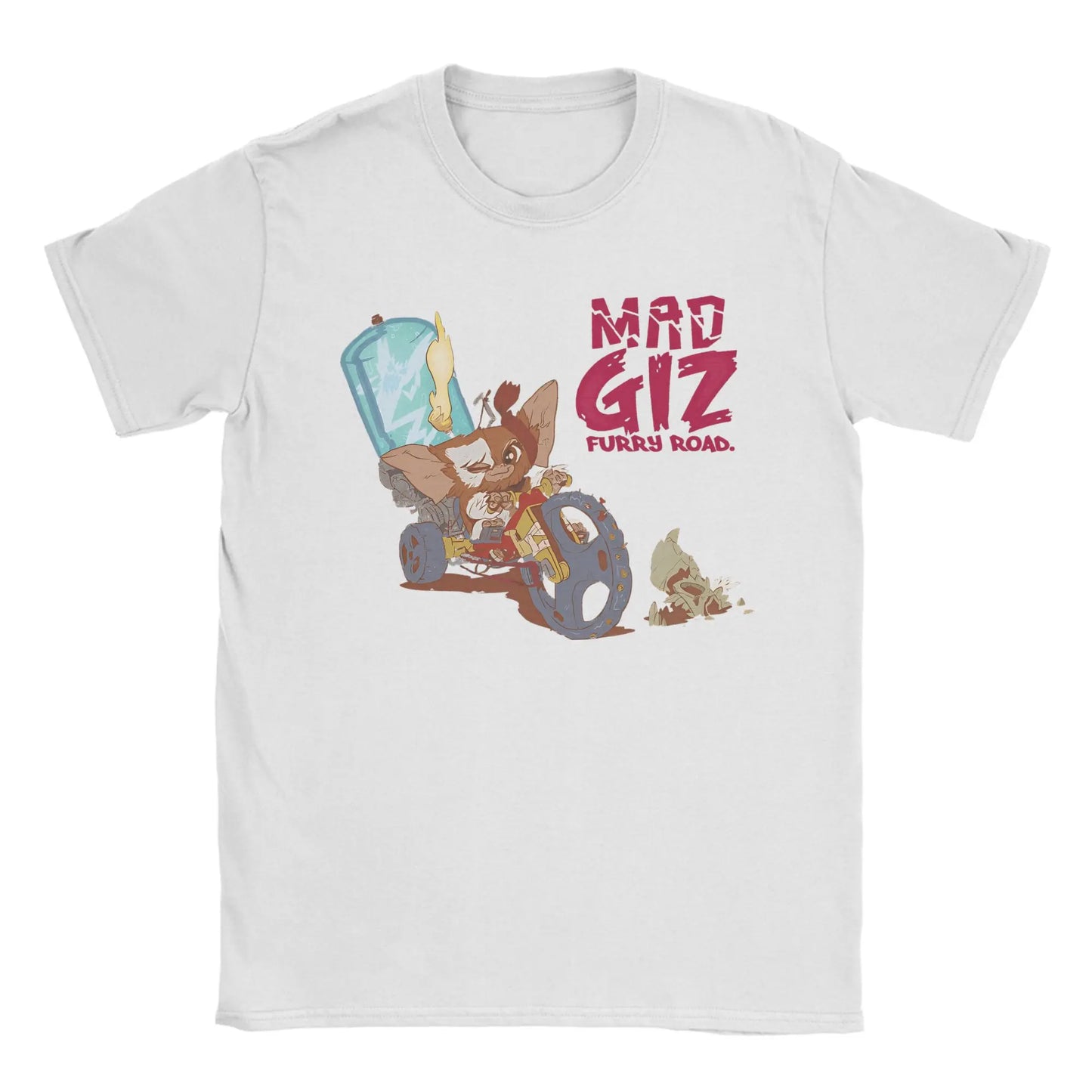 Gremlins Mogwai T-Shirt - Retro 80s Horror Movie Tee - Gizmo Christmas Novelty Cotton Shirt