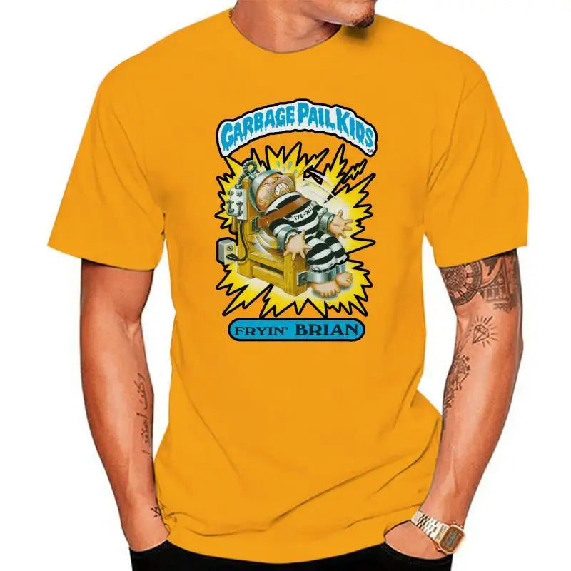 Fryin' Brian Garbage Pail Kids T-Shirt - Retro 1980s GPK Tee