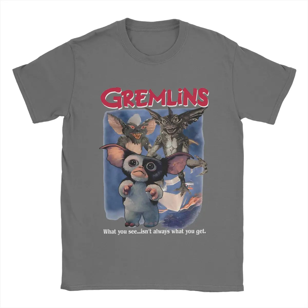 Gremlins Mogwai T-Shirt - 80s Horror Movie Tee - Retro Monster Cotton Shirt