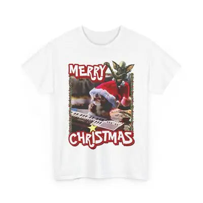 Gremlins Merry Christmas T-Shirt - Retro Holiday Horror Tee - Festive Movie Graphic Shirt