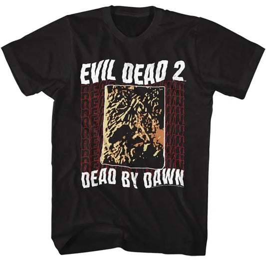 Evil Dead 2 Dead By Dawn Necronomicon T-Shirt - Ash Williams Horror Movie Tee - Men's Retro Skull Graphic Shirt