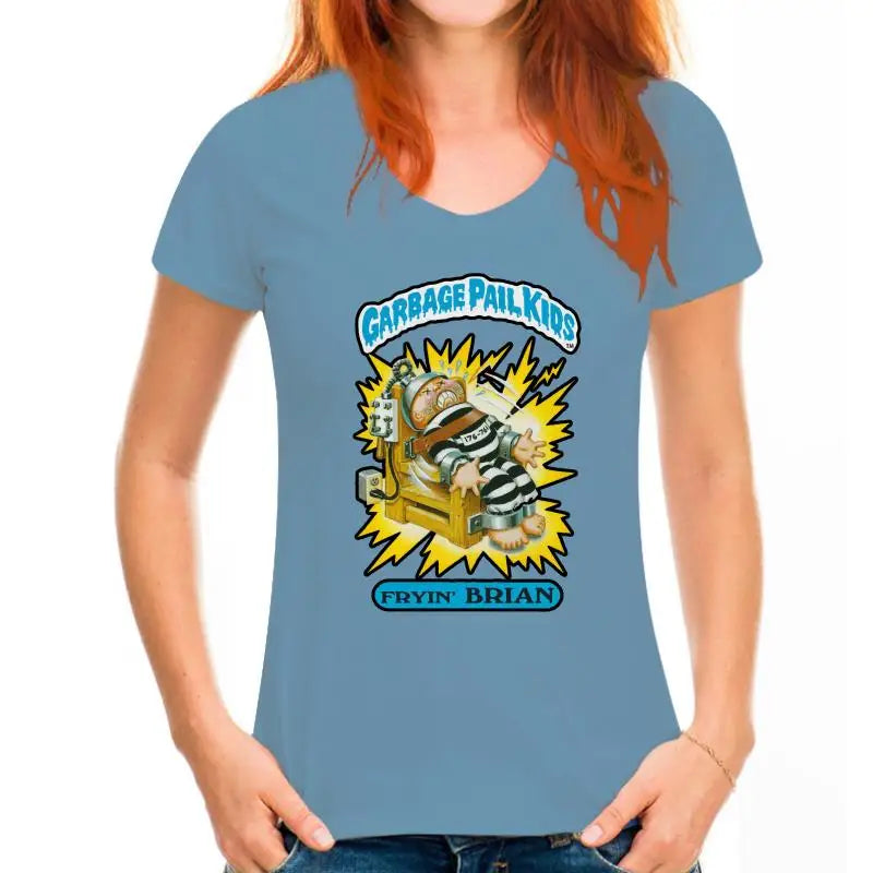 Fryin' Brian Garbage Pail Kids T-Shirt - Retro 1980s GPK Tee