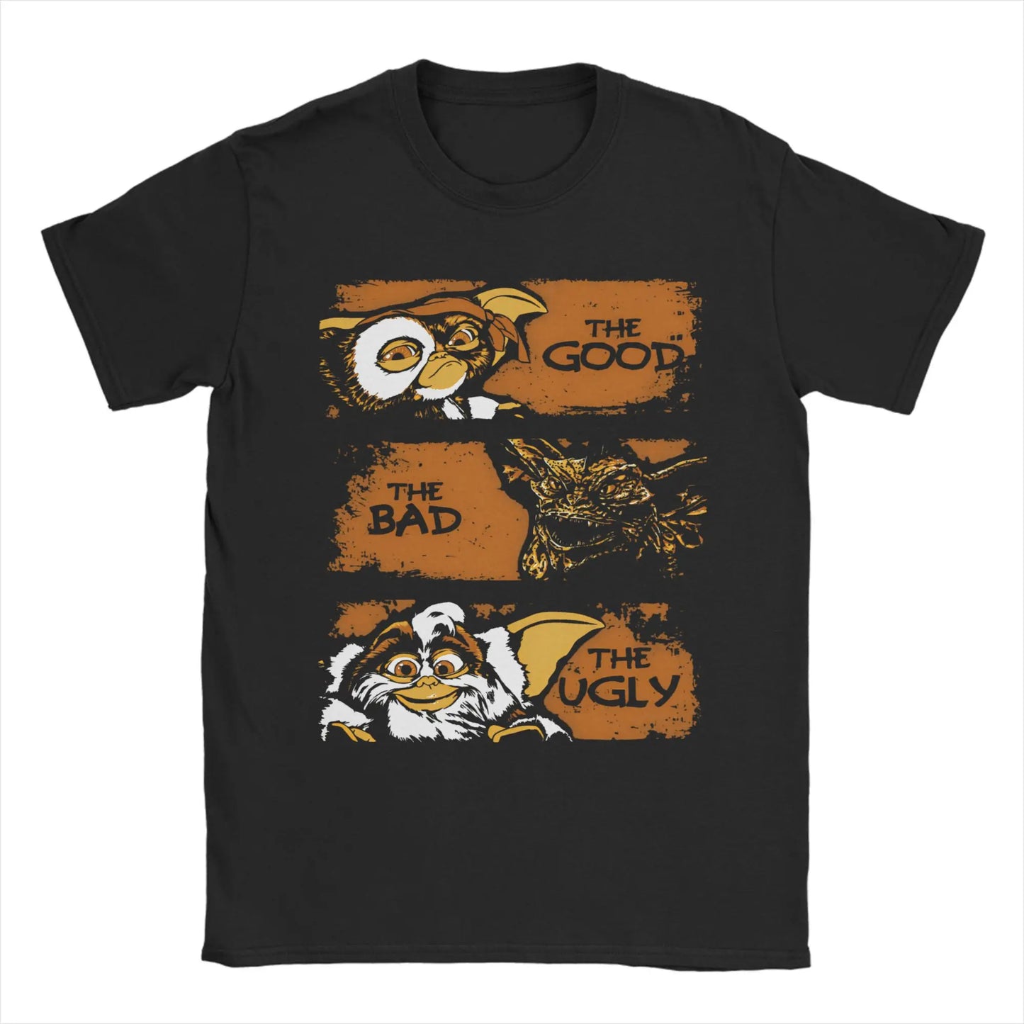Gremlins Mogwai T-Shirt - Retro 80s Horror Movie Tee - Gizmo Christmas Novelty Cotton Shirt