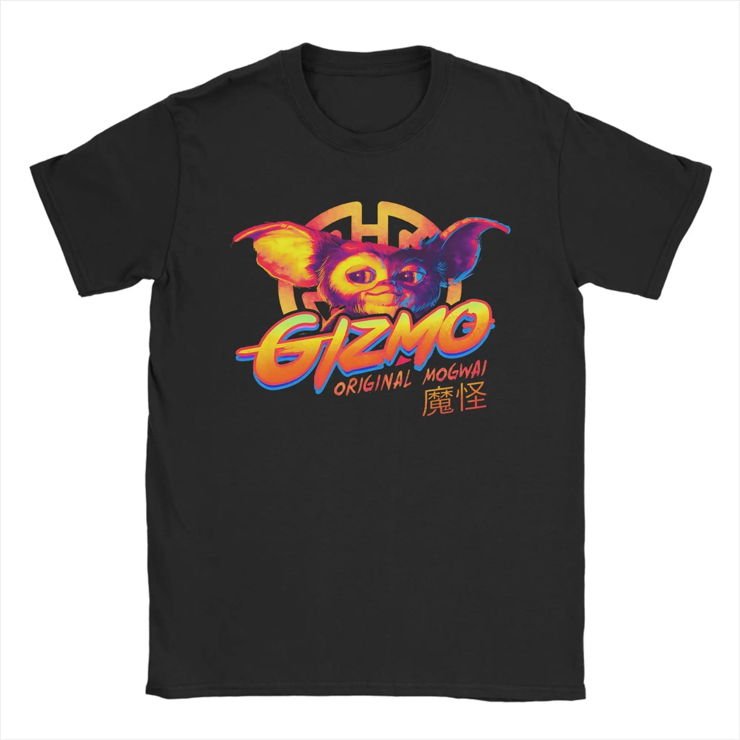 Gremlins Mogwai T-Shirt - Retro 80s Horror Movie Tee - Gizmo Christmas Novelty Cotton Shirt