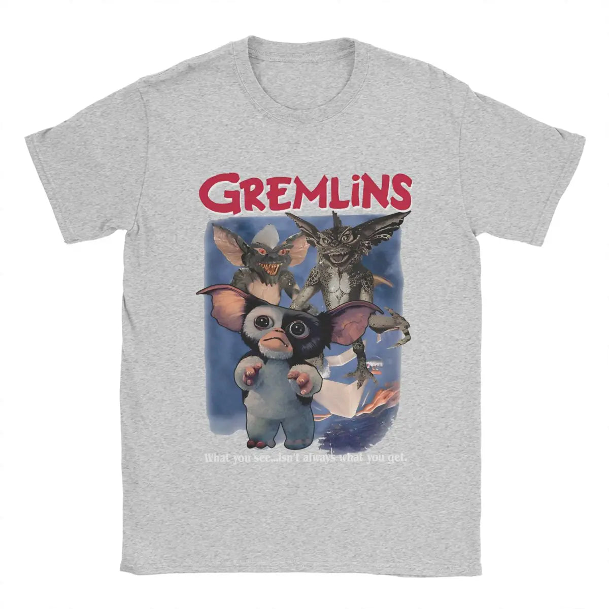 Gremlins Mogwai T-Shirt - 80s Horror Movie Tee - Retro Monster Cotton Shirt