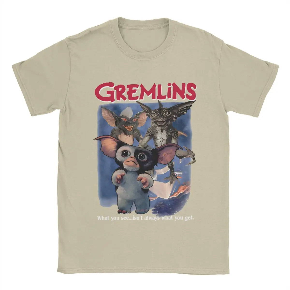 Gremlins Mogwai T-Shirt - 80s Horror Movie Tee - Retro Monster Cotton Shirt