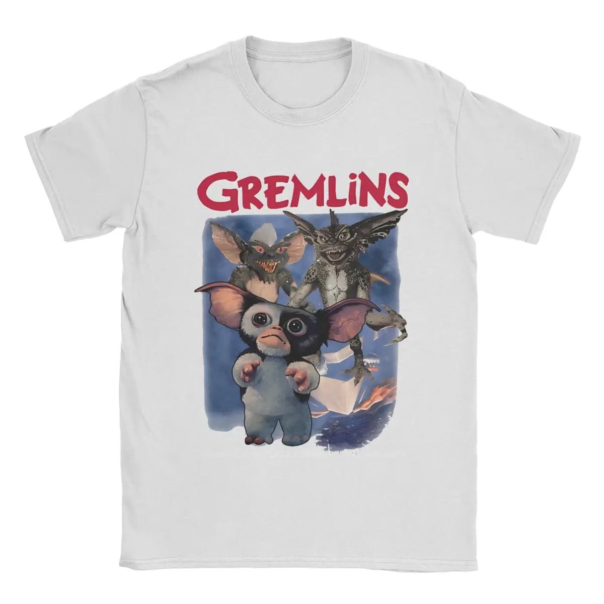 Gremlins Mogwai T-Shirt - 80s Horror Movie Tee - Retro Monster Cotton Shirt