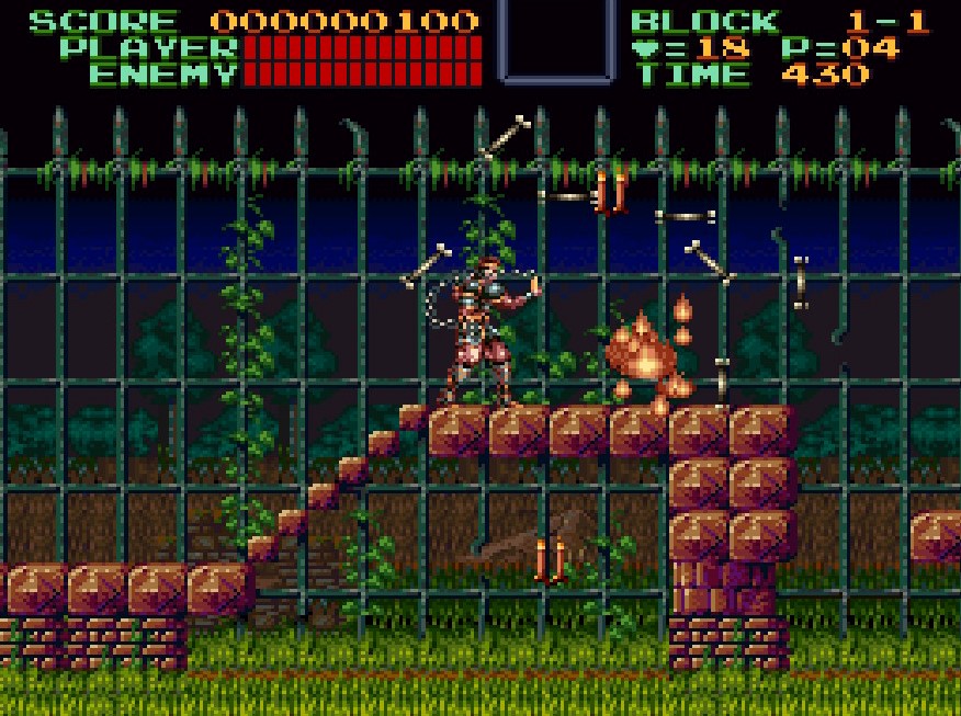 Super Castlevania IV (SNES Compatible) - Reproduction Video Game Cartridge with Case and Manual