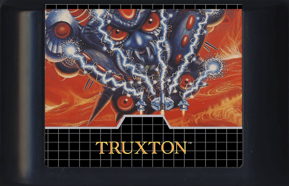 Truxton (Genesis Compatible) - Reproduction Video Game Cartridge image 0