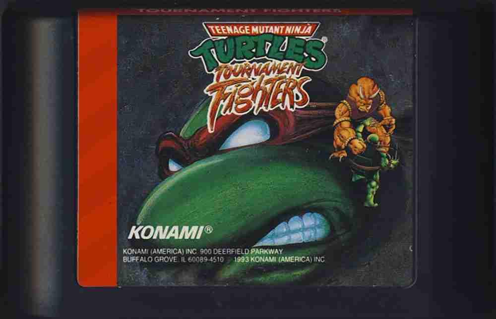 Teenage Mutant Ninja Turtles: Tournament Fighters (Genesis Compatible) - Reproduction Video Game Cartridge image 0