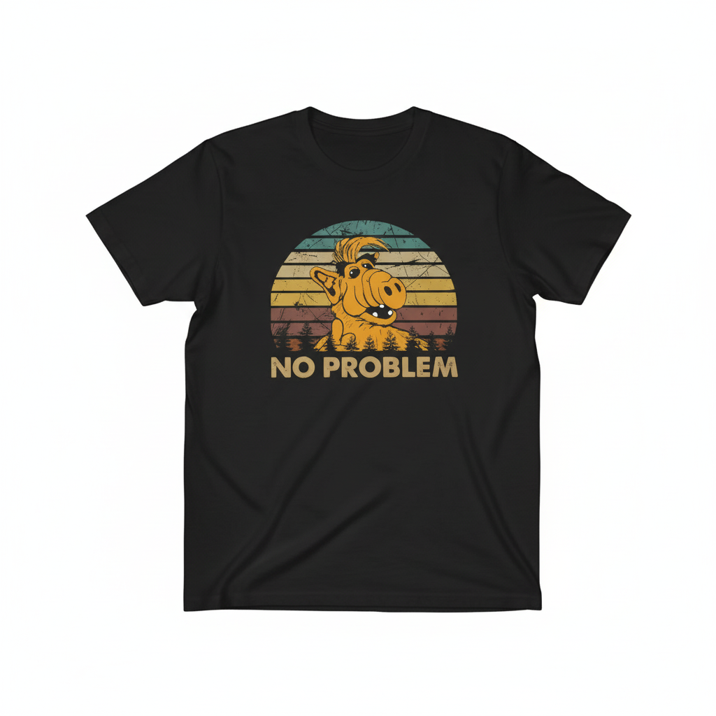 ALF t-shirt in black