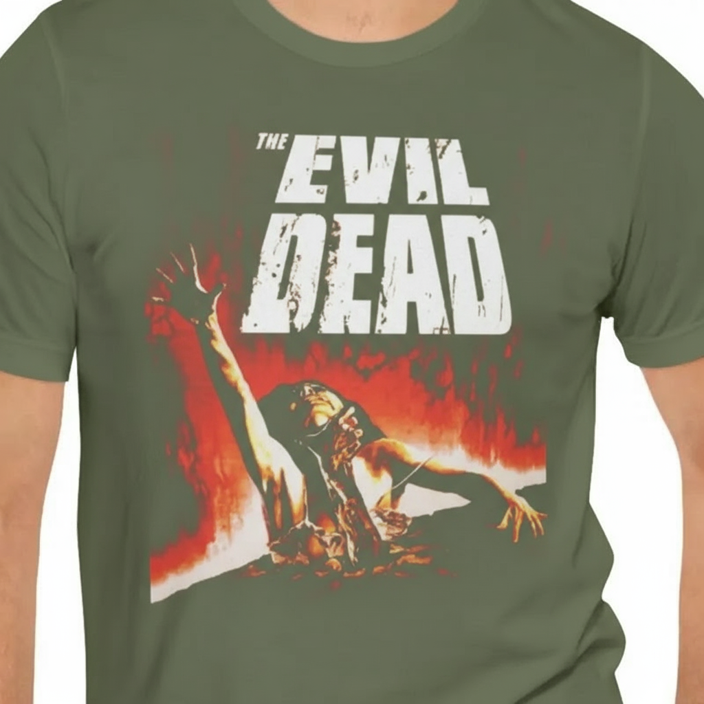 Army Green Evil Dead T-Shirt