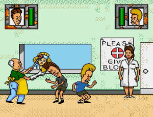 Beavis and Butt-Head (Genesis Compatible) - Reproduction Video Game Cartridge