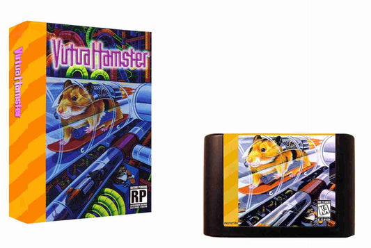 Virtua Hamster (Prototype) (32X Compatible) - Reproduction Video Game Cartridge with Box image 0