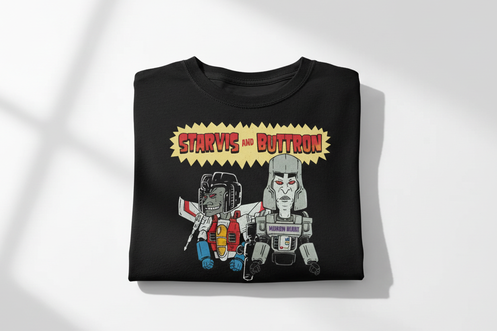 Beavis and Butt-Head t-shirt folded on white surface