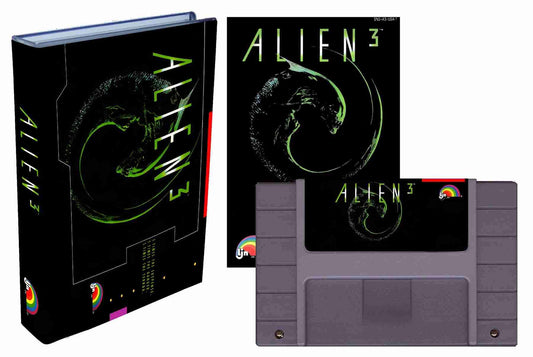 Alien 3 (SNES Compatible) - Reproduction Video Game Cartridge with Case and Manual image 0