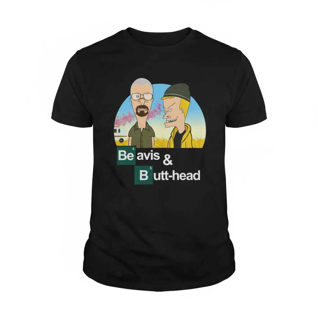 Black Beavis and Butthead t-shirt