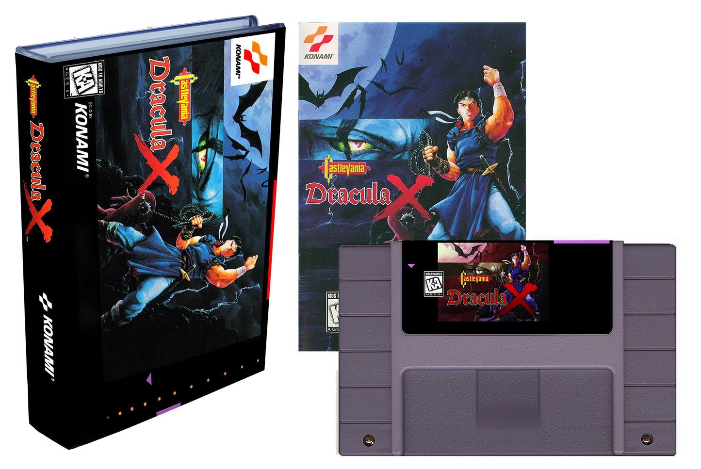Castlevania Dracula X (SNES Compatible) – Classic Adventure Platformer Cartridge Manual Only