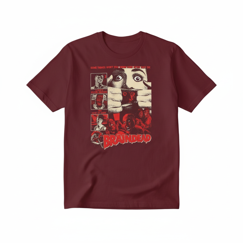 Braindead t-shirt - Burgundy