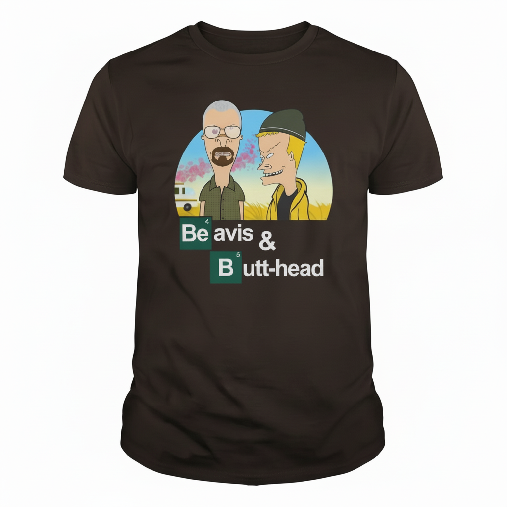 Brown Beavis and Butthead t-shirt