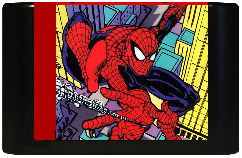 Spider-Man vs. The Kingpin (Genesis Compatible) - Reproduction Video Game Cartridge image 0