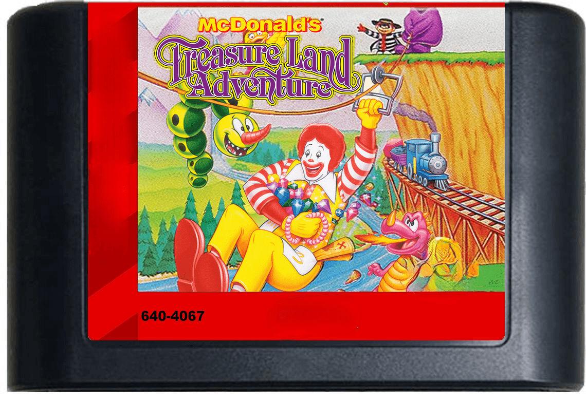 McDonald's Treasure Land (Genesis Compatible) - Reproduction Video Game Cartridge image 0