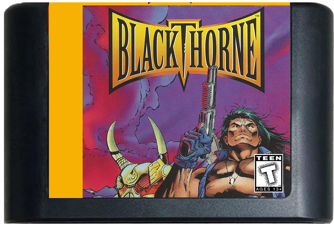 Blackthorne (32X Compatible) (32X Shell) - Reproduction Video Game Cartridge with Case and Manual