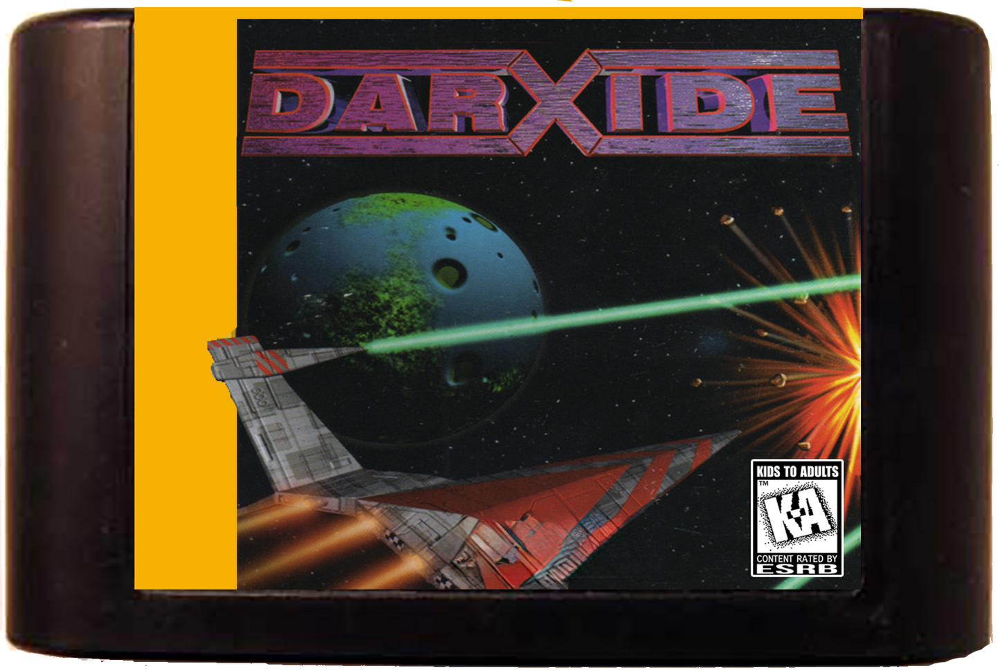Darxide (32X Compatible) (32X Shell) – Reproduction Video Game Cartridge with Case