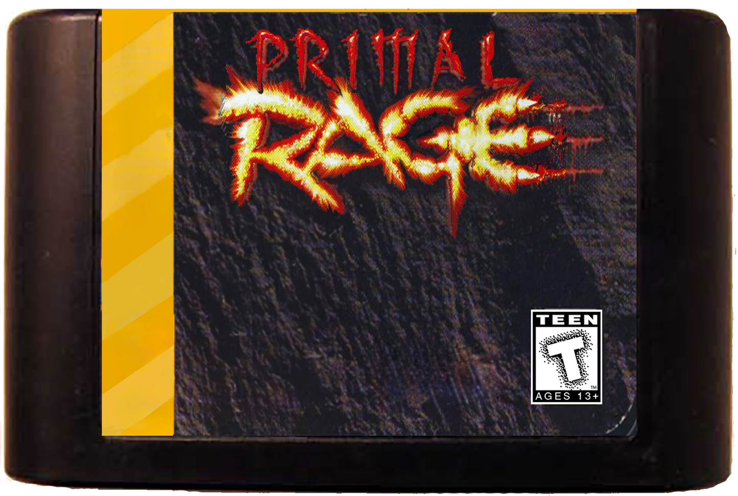 Primal Rage (32X Compatible) – Reproduction Video Game Cartridge with Case and Manual