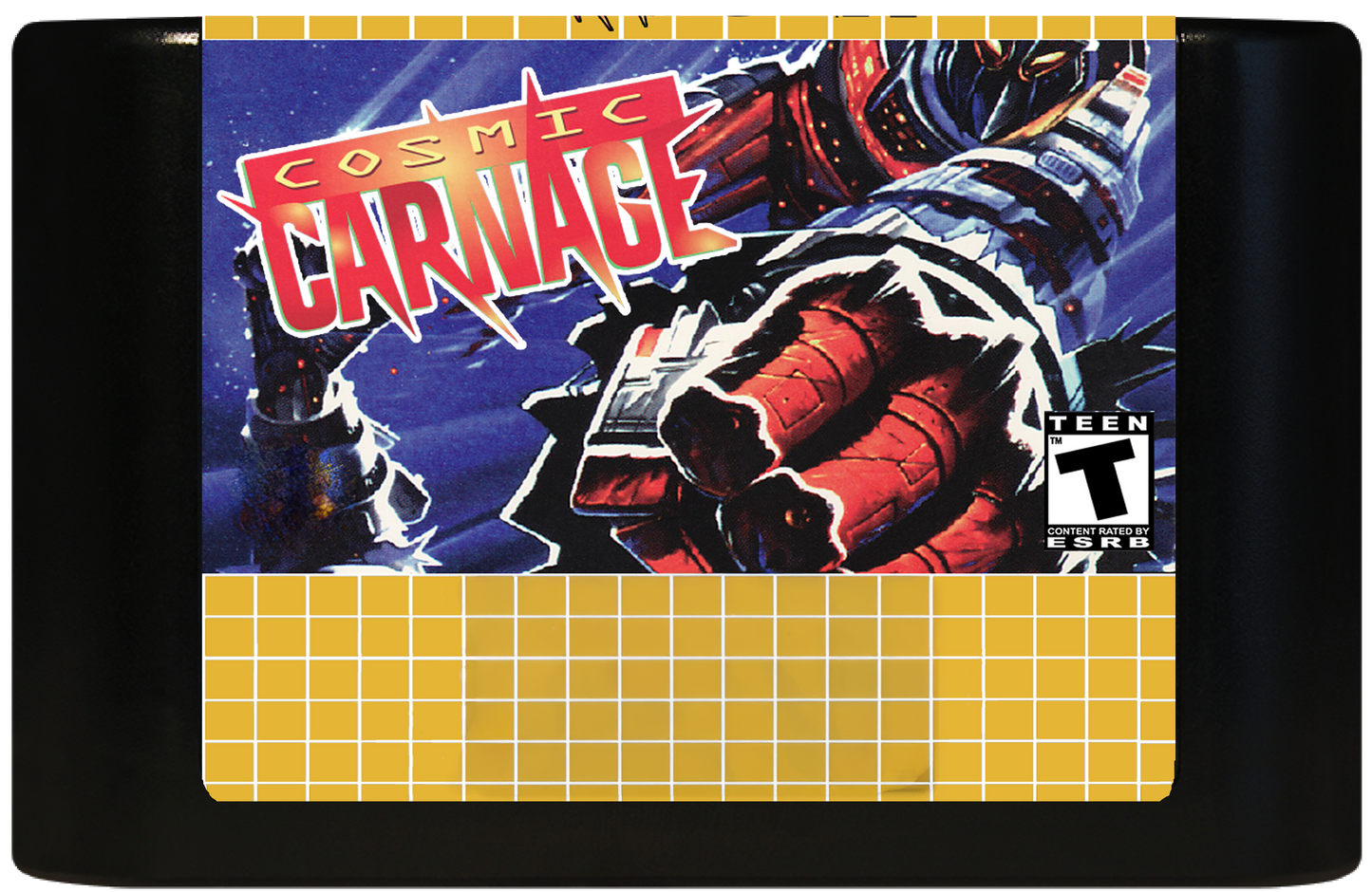 Cosmic Carnage (32X Compatible) (32X Shell) – Reproduction Video Game Cartridge with Case and Manual