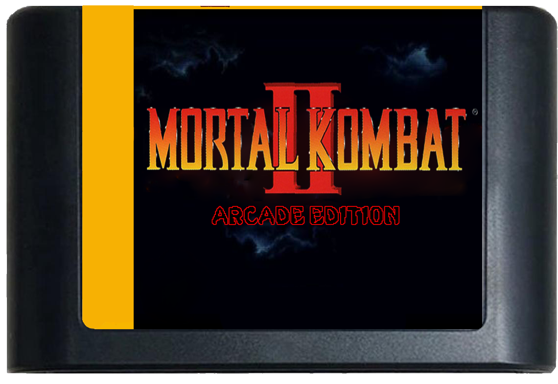 Mortal Kombat II Arcade Edition (32X Compatible) (32X Shell) – Reproduction Video Game Cartridge with Case and Manual