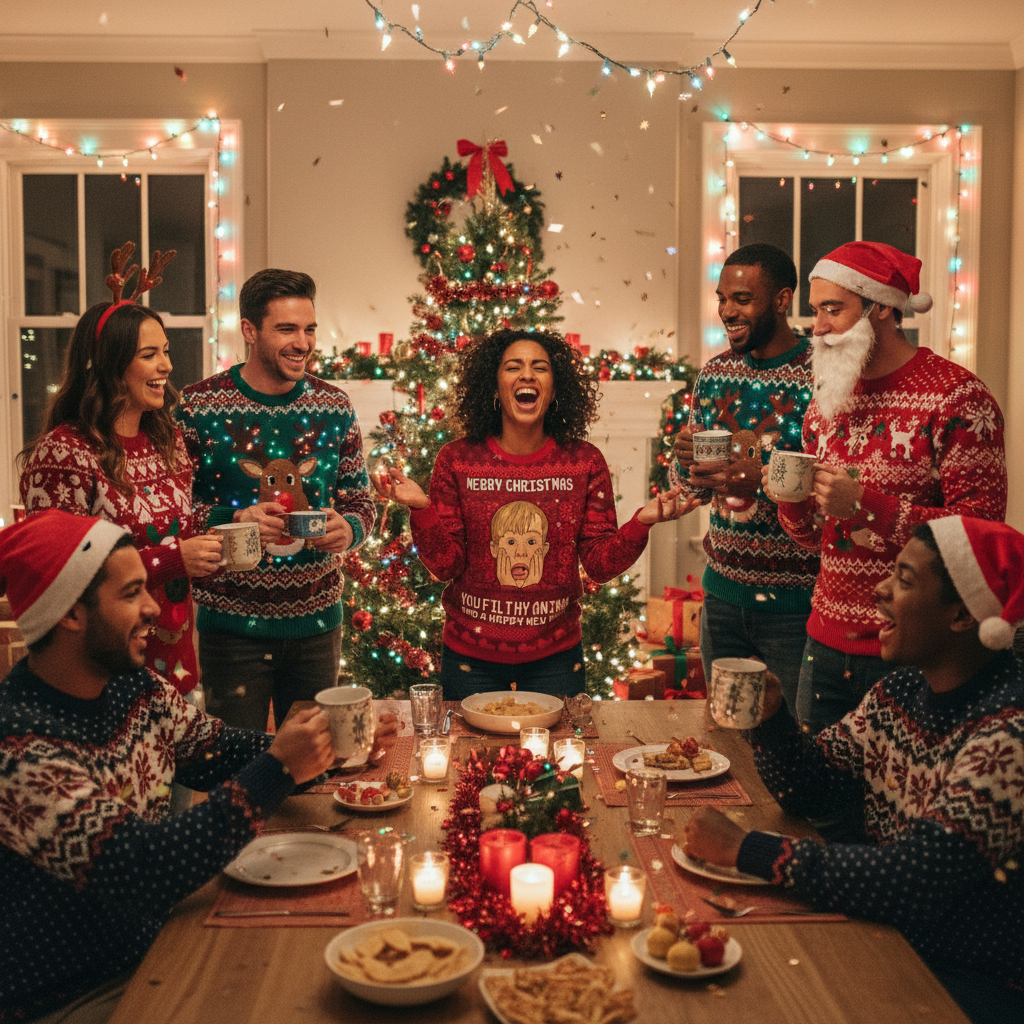 Christmas Party Scene