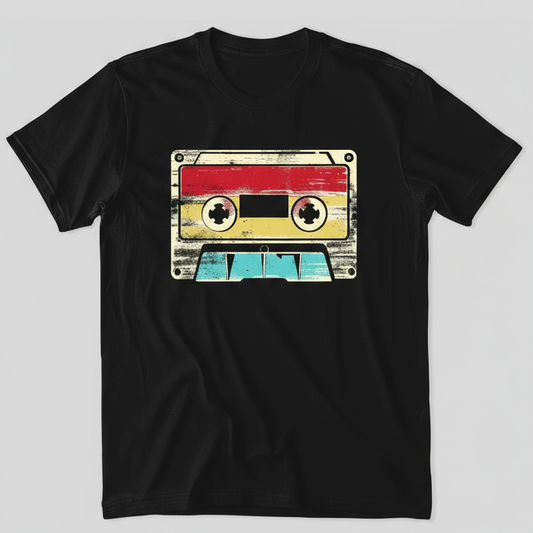Clean 1980 Cassette Tape T-Shirt Product Photo