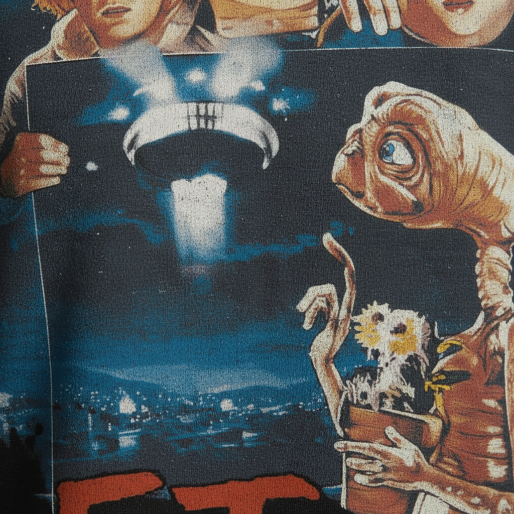 Close-up detail of graphic