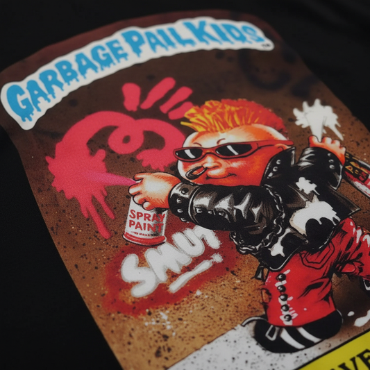 Close-up detail of New Wave Dave design