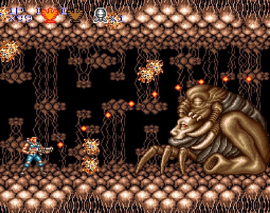 Contra III (3): The Alien Wars (SNES Compatible) – Reproduction Video Game Cartridge with Case and Manual