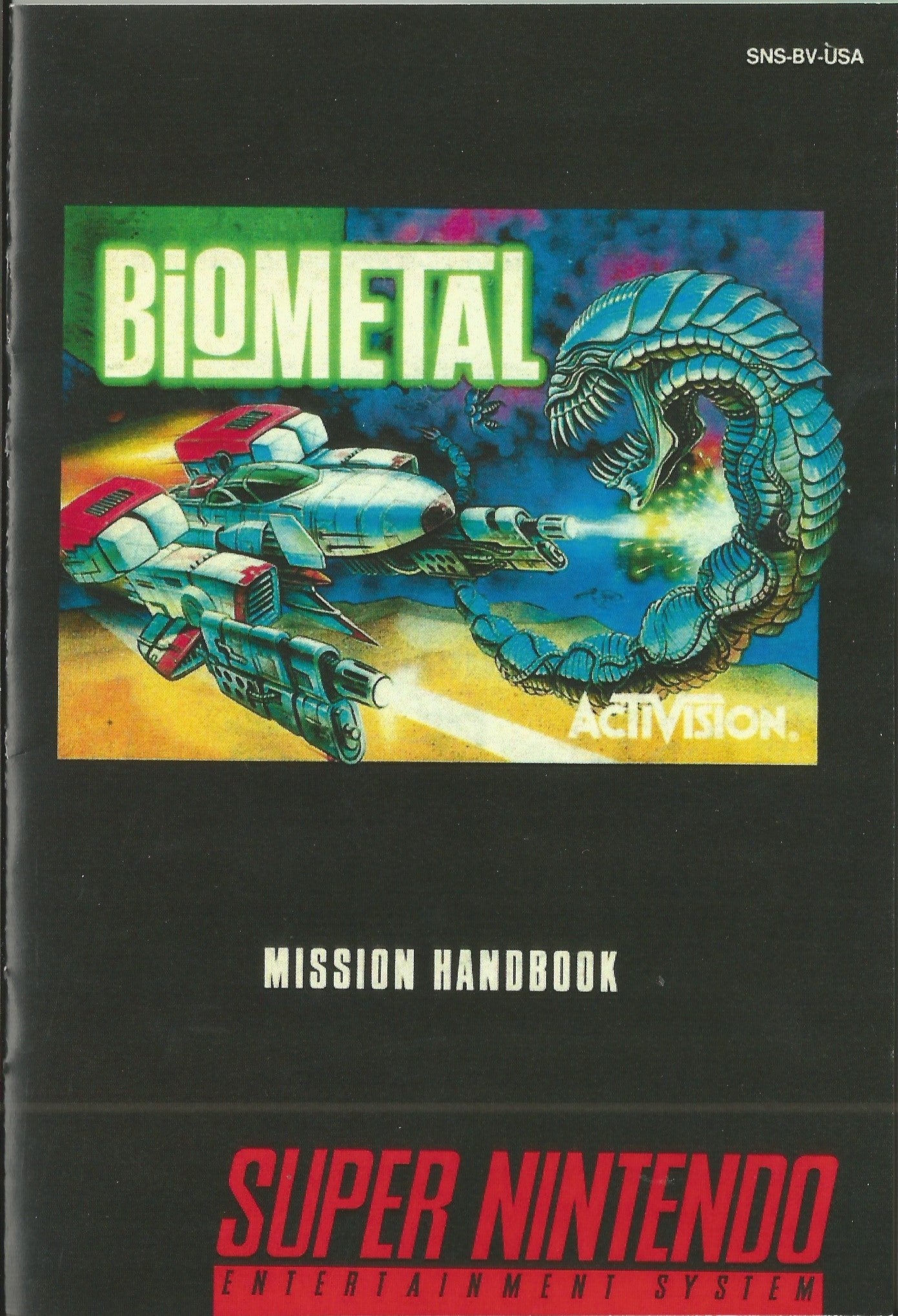 Biometal (SNES Compatible) - Reproduction Video Game Cartridge with Case and Manual