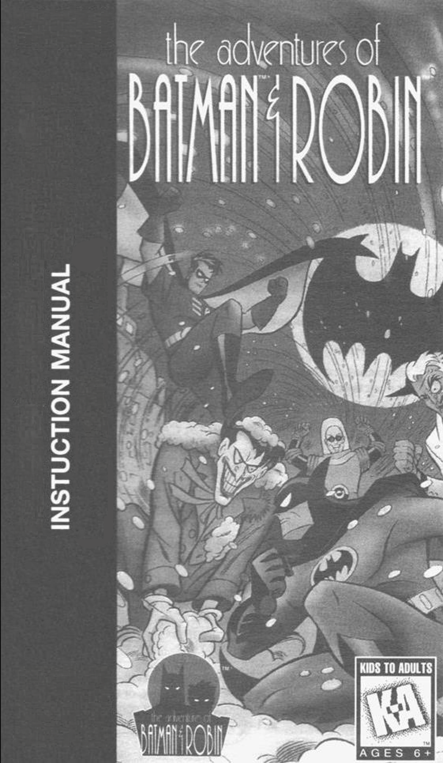 The Adventures of Batman & Robin Genesis Reproduction Cartridge – Complete with Case & Manual