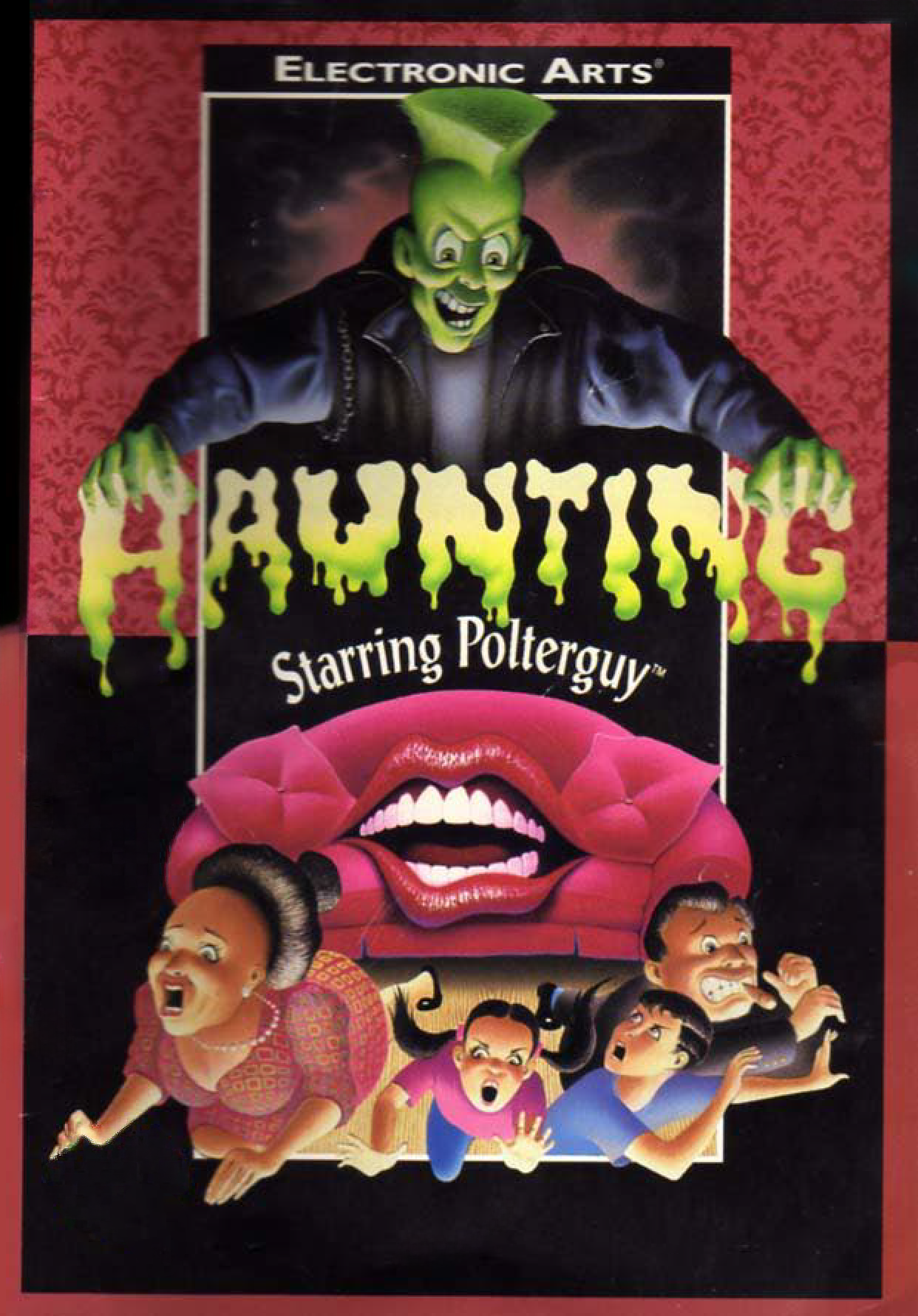 Haunting Starring Polterguy (Genesis Compatible) - Reproduction Video Game Cartridge with Case and Manaul