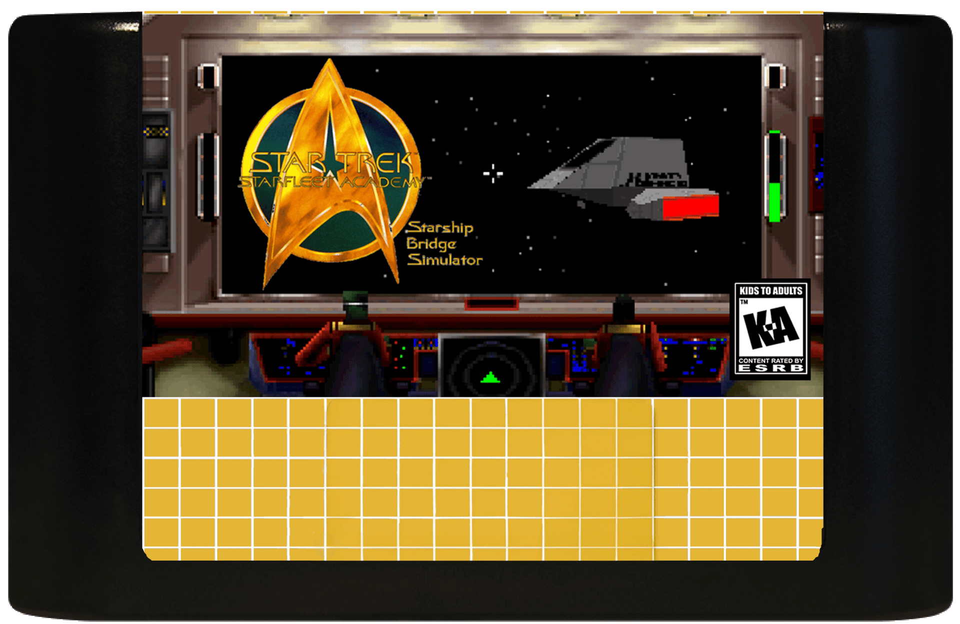 Star Trek: Starfleet Academy Starship Bridge Simulator (32X Compatible) - Reproduction Video Game Cartridge image 0