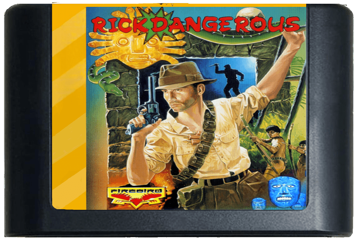 Rick Dangerous (xRick Homebrew) (32X Compatible) - Reproduction Video Game Cartridge image 0