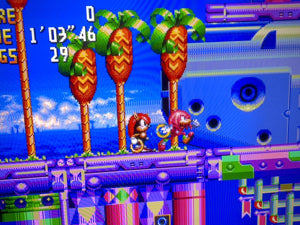 Knuckles' Chaotix (32X Compatible) (32X Shell) – Reproduction Video Game Cartridge with Holographic Label, Case and Manual