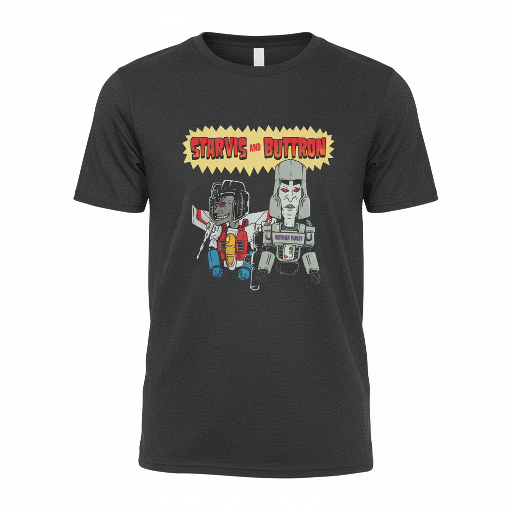 Deep Heather Beavis and Butt-Head t-shirt