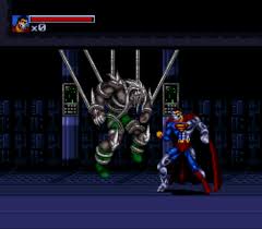 The Death and Return of Superman (SNES Compatible) - Reproduction Video Game Cartridge with Case and Manual