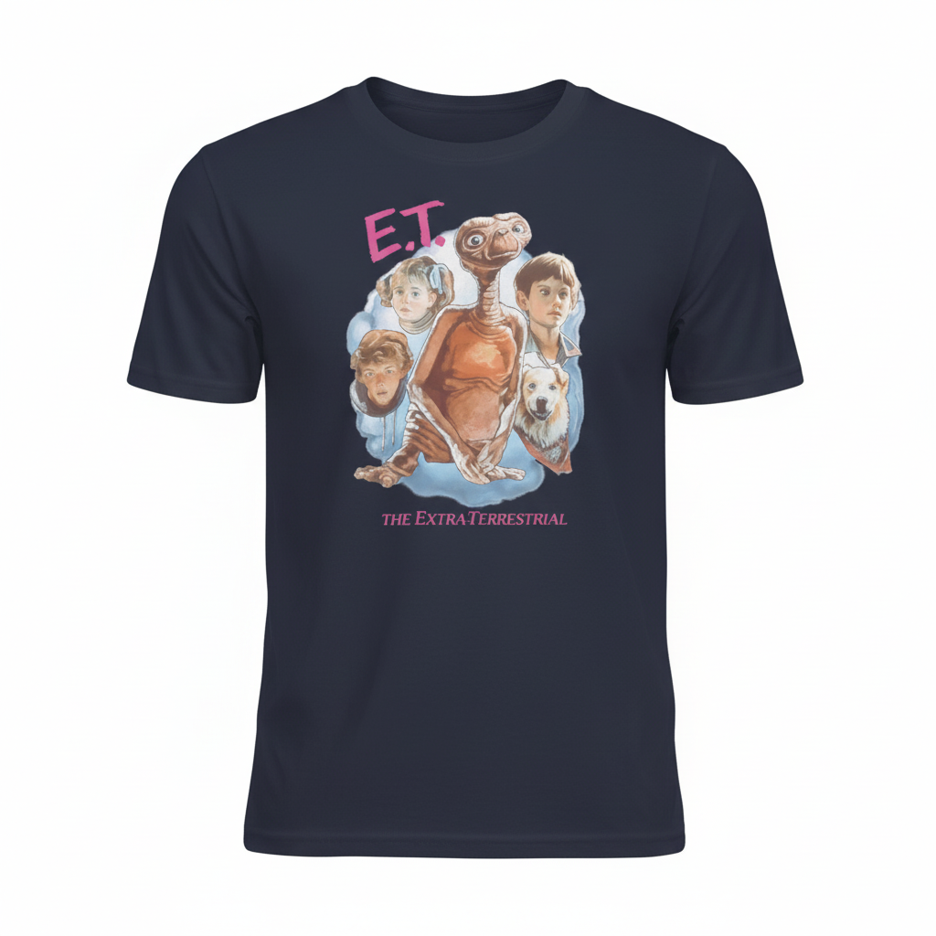 E.T. t-shirt - Navy Blue