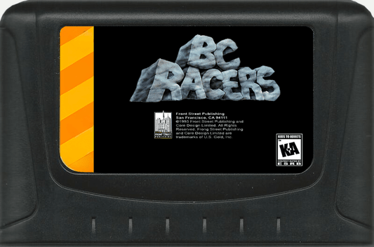 BC Racers (32X Compatible) (32X Shell) - Reproduction Video Game Cartridge with Case and Manual image 1