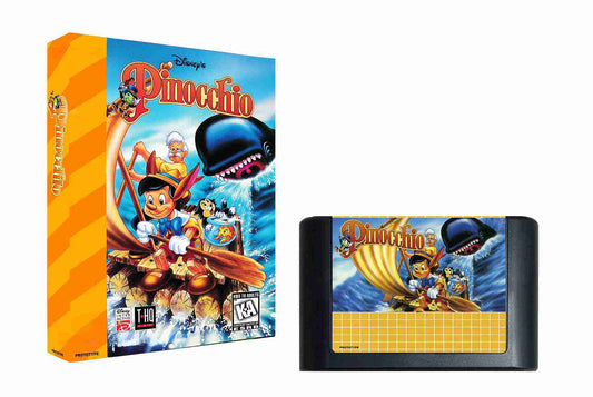 Pinocchio 32X (Prototype) (32 Compatible) – Reproduction Video Game Cartridge with Case image 0